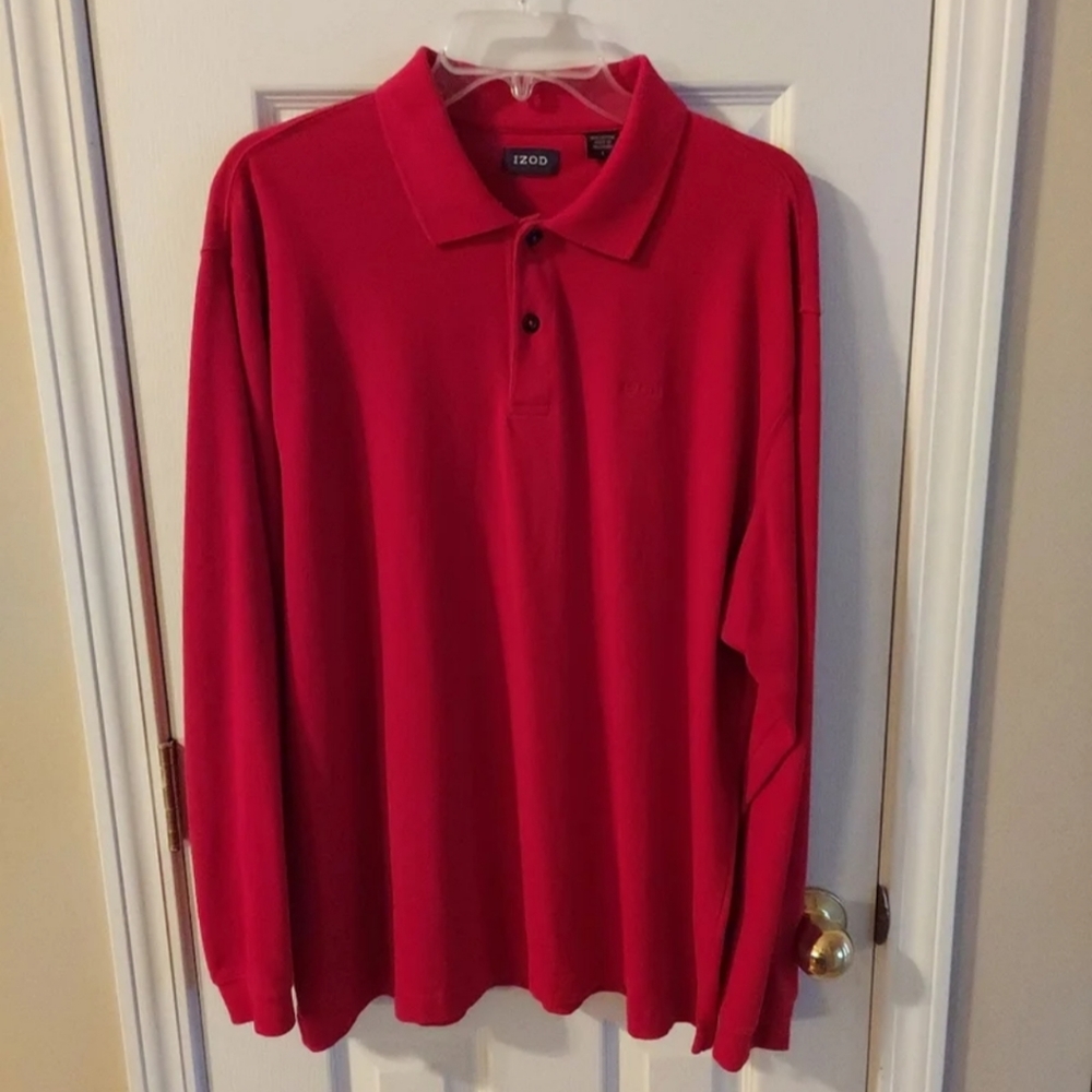 Y2k IZOD collared Golf Shirt Polo Men's LG LIKE NEW!